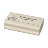 Aan de ouders of voogden van de lerarenopleiding rubberstempel (Stempel)