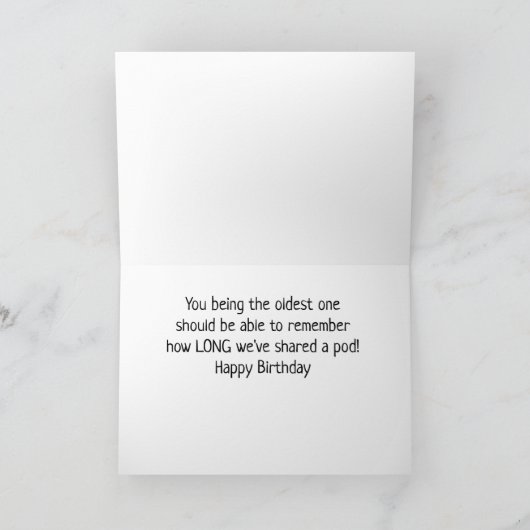 **AAN DE OUDSTE TWEELING** VAN DE JONGSTE KAART (Binnen)