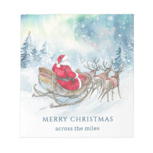 Aan de overkant van de Miles Santa Reinders Sleigh Notitieblok