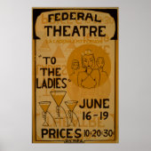 Aan de  Poster van de Theater van WPA van de Dames (Voorkant)