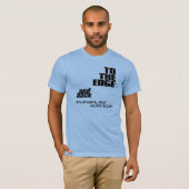 Aan de rand en de achterzijde van de transplantati t-shirt (Voorkant volledig)