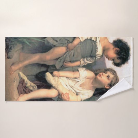 Aan de rand van de Brook, Bouguereau Badhanddoek (Badhanddoek)