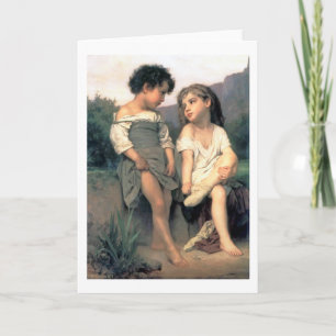 Aan de rand van de Brook, Bouguereau Kaart