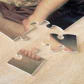 Aan de rand van de Brook, Bouguereau Legpuzzel (Zijkant)