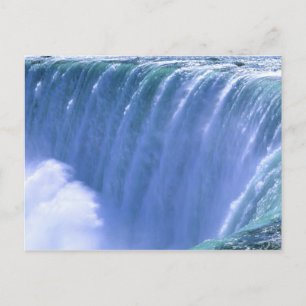 Aan de rand van de krachtige Niagara Falls, New Yo Briefkaart