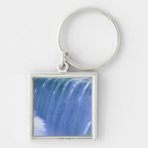 Aan de rand van de krachtige Niagara Falls, New Yo Sleutelhanger