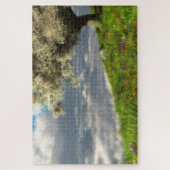 Aan de rand van de wereld (lente) legpuzzel (Verticaal)