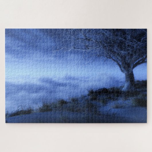 Aan de rand van de wereld (winter) legpuzzel (Horizontaal)
