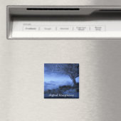 Aan de rand van de wereld (winter) magneet (Insitu (Vaatwasser))