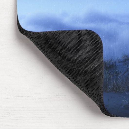 Aan de rand van de Wereld (Winter) Mousepad Muismat (Hoek)