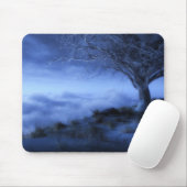 Aan de rand van de Wereld (Winter) Mousepad Muismat (Met muis)
