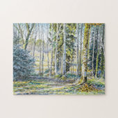 "Aan de rand van de winter" Legpuzzel (Horizontaal)