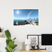 Aan de rand van Fresia Poster (Thuiskantoor)