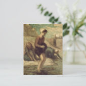Aan de rand van het water, c.1849-53 briefkaart (Staand voorkant)