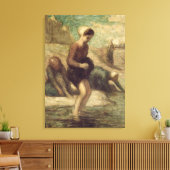 Aan de rand van het water, c.1849-53 canvas afdruk (Insitu (Woonkamer))