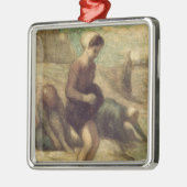 Aan de rand van het water, c.1849-53 metalen ornament (Links)