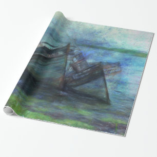 Aan de rand van het water cadeaupapier