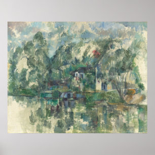 Aan de rand van het water - Paul Cézanne Fine Art Poster