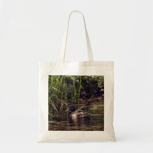 Aan de rand van Pond Tote Bag (Voorkant)