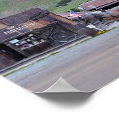 Aan de slag in Silverton, Colorado Poster (Hoek)