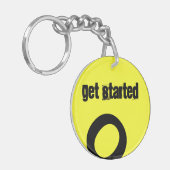 Aan de slag sleutelhanger (Voorkant Links)