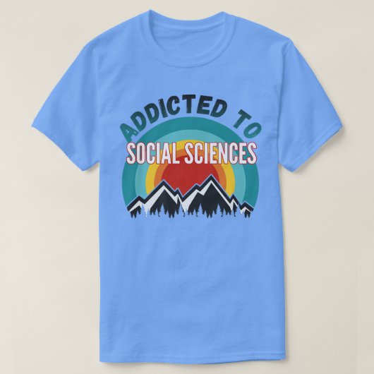 Aan de Social Sciences College Major Gift Pre T-shirt (Design voorkant)