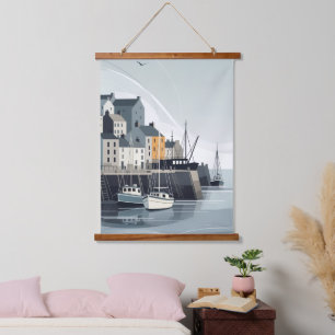 Aan de Steiger Hangend Wandkleed
