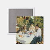 Aan de theetafel, 1888 magneet (Voorkant / Achterkant)