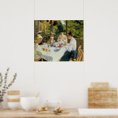 Aan de theetafel, 1888 poster (Keuken)