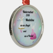 Aan de voedingskraker gepersonaliseerde sierbloem  metalen ornament (Rechts)