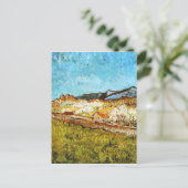 Aan de voet van de bergen Van Gogh Fine Art Briefkaart (Staand voorkant)