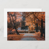 AAN DE VOETEN VAN DE HERFST BRIEFKAART (Voorkant / Achterkant)