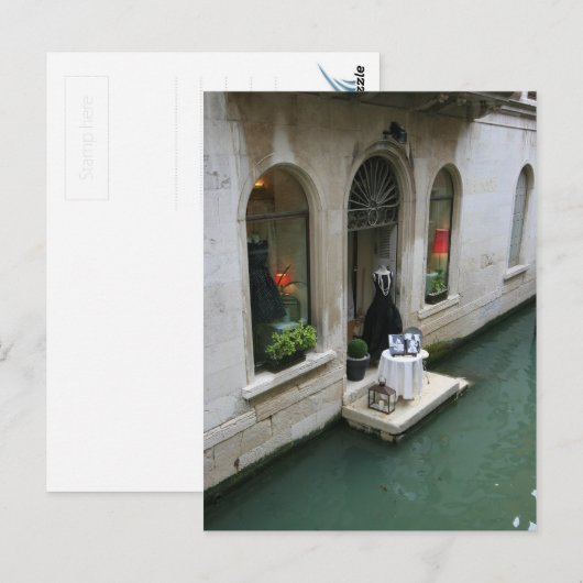 Aan de winkel briefkaart (Voorkant / Achterkant)