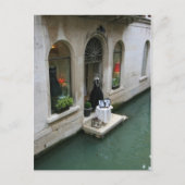 Aan de winkel briefkaart (Voorkant)