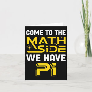 Aan de Wiskunde kant hebben we Pi Mathematics Scie Kaart