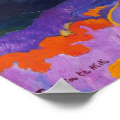 Aan de zee, Paul Gauguin Poster (Hoek)