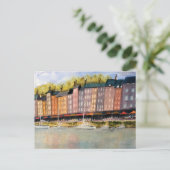 AAN DE ZIJDE VAN DE ZEE, FRANKRIJK BRIEFKAART (Staand voorkant)