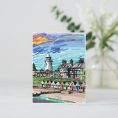 Aan de zijkant briefkaart (Staand voorkant)