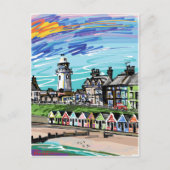 Aan de zijkant briefkaart (Voorkant)