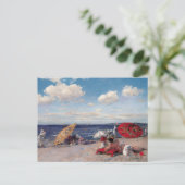 Aan de zijkant briefkaart (Staand voorkant)