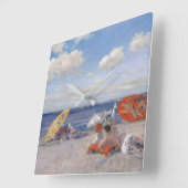 Aan de zijkant | c.1892 vierkante klok (Hoek)