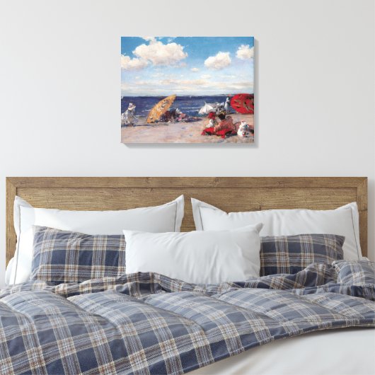 Aan de zijkant canvas afdruk (Insitu (Slaapkamer))