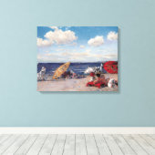 Aan de zijkant canvas afdruk (Insitu (Houten vloer))