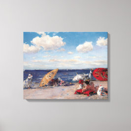 Aan de zijkant canvas afdruk