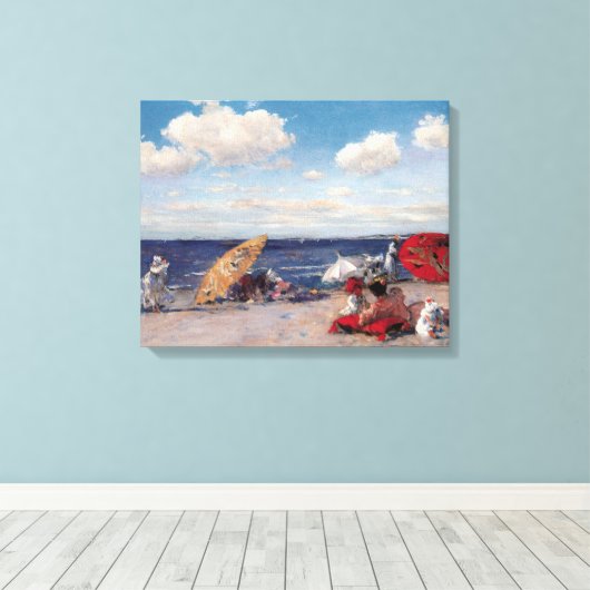 Aan de zijkant canvas afdruk (Insitu (Houten vloer))