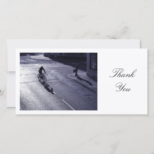 Aan de zondagse kant - Dank u wel Bedankkaart (Voorkant)