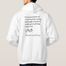Aan Degene Achter Me, Beste persoon achter Me Hoodie
