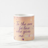 Aan Degene Die Mij Vleugels Geeft – Pastel Sunset Magische Mok (Center)