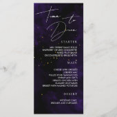 Aan Dine Menu Donkere Paarse Waterverf Magische Go (Voorkant)