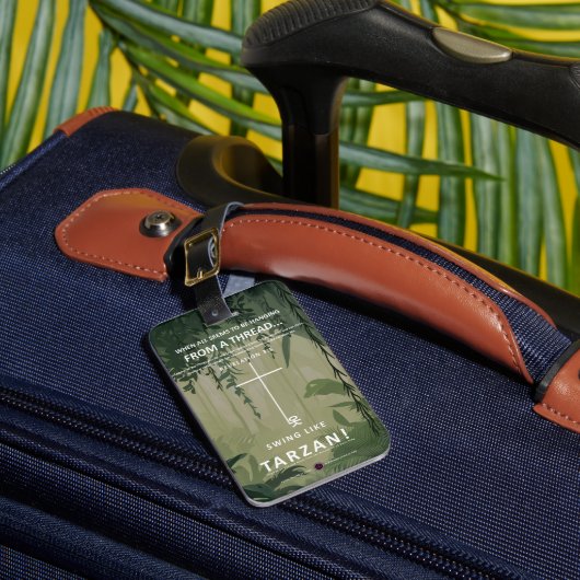 Aan een draad hangen bagagelabel (Voorkant Insitu 1)